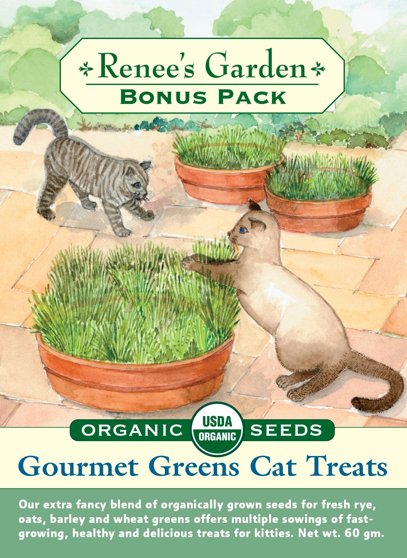 Gourmet Greens Cat Treats