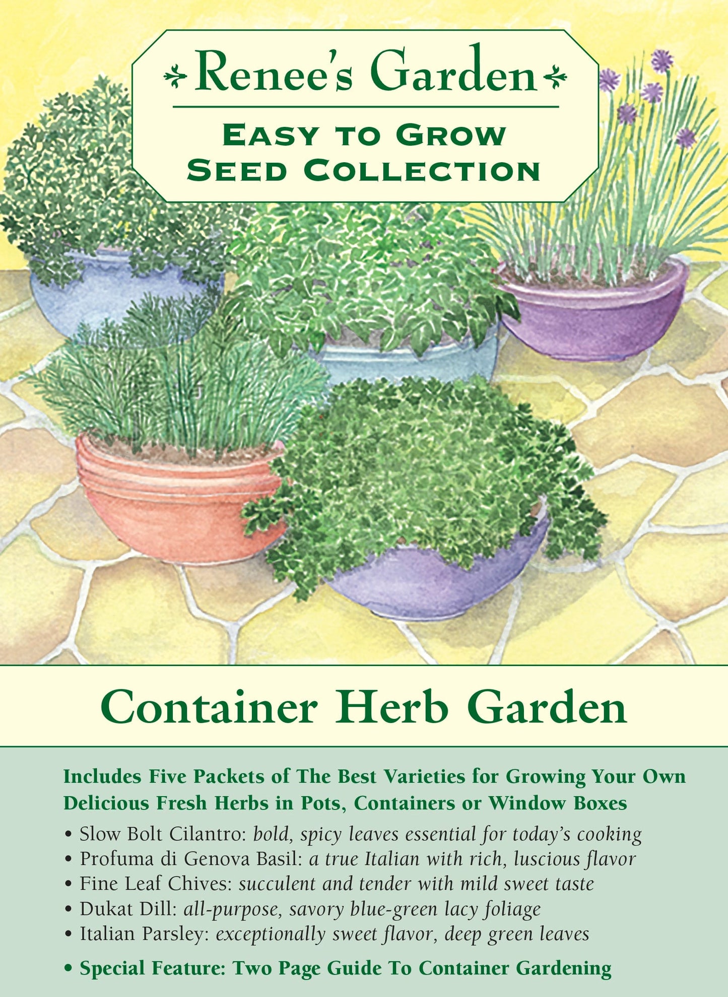 The Container Herb Garden